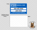 NHS Number Card | Reproduction