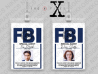 X-Files Replica ID Card - Fox Mulder / Dana Scully