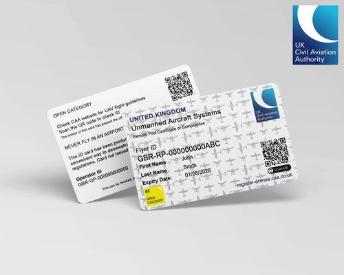 CAA Drone | Flyer & Operator ID Card